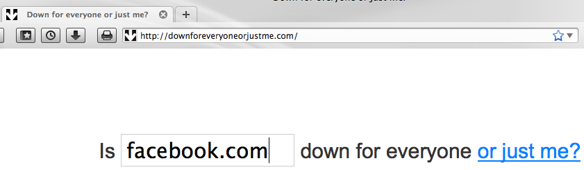 Website Tip: Is It Down for Everyone or Just Me?