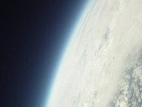Footage Filmed by a Camera Hanging from a Weather Balloon